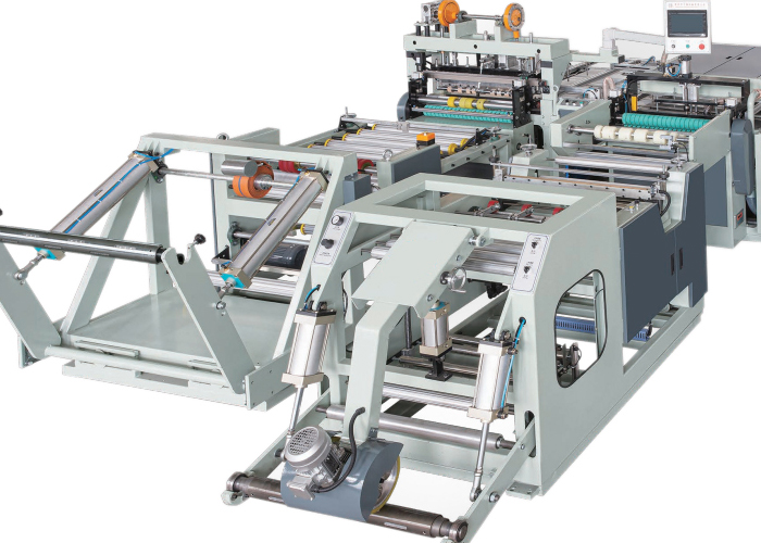 AUTOMATIC CUTTING & SEWING LINER INSERTING AND HEMMING MACHINE