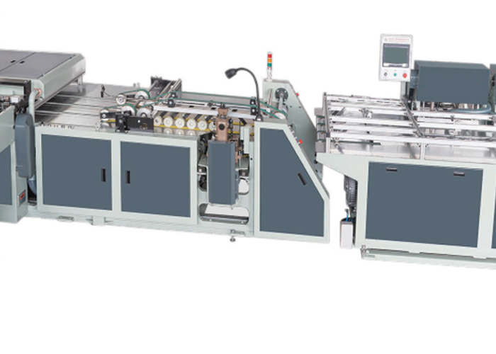AUTOMATIC CUTTING & SEWING LINER INSERTING AND HEMMING MACHINE