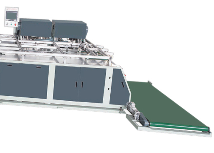 AUTOMATIC CUTTING & SEWING LINER INSERTING AND HEMMING MACHINE