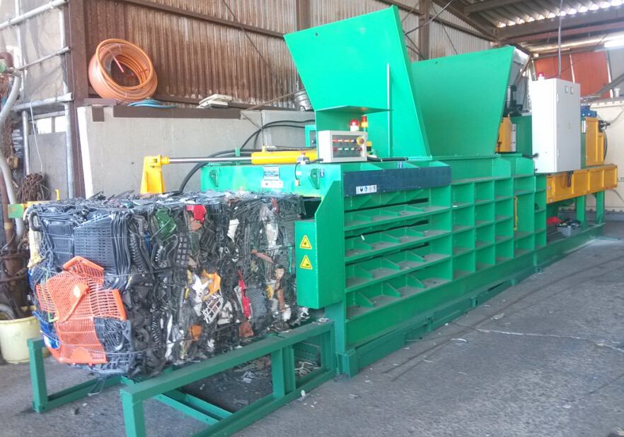 MÁY ÉP PHẾ LIỆU BÁN TỰ ĐỘNG DẠNG NẰM NGANG